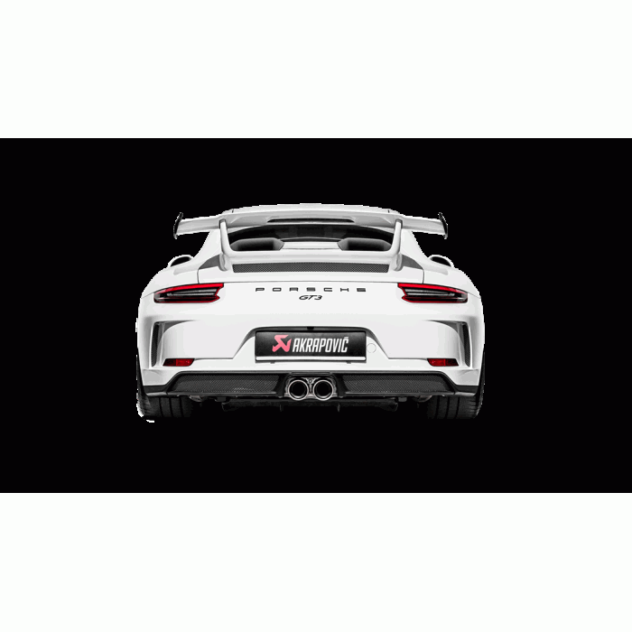Akrapovic 991.2 / 911 GT3 / GT3 RS Slip-On Race Line with Tail Pipe Set (Titanium)