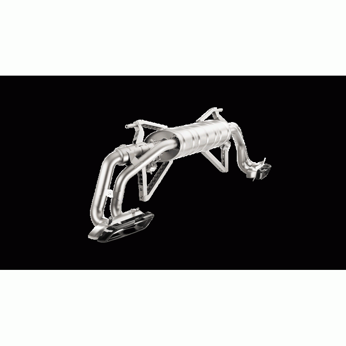 Akrapovic Audi R8 5.2 FSI Coupe/Spyder Slip-On Exhaust System w/ Carbon Tip Set (Titanium)