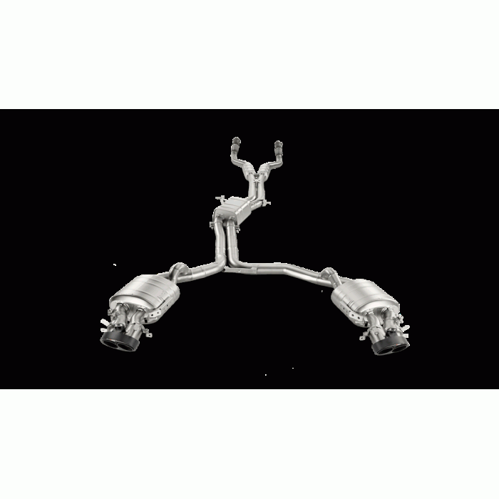 Akrapovic Audi C7 RS6 Avant Evolution Exhaust System w/ Carbon Tips (Titanium)
