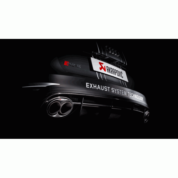 Akrapovic Audi C7 RS6 Avant Evolution Exhaust System w/ Carbon Tips (Titanium)