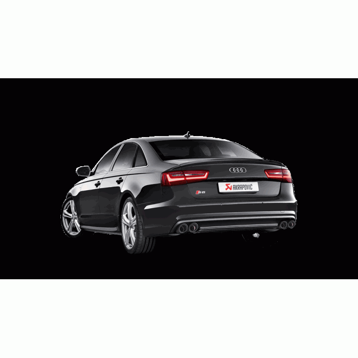 Akrapovic Audi C7 S7 Sportback Evolution Exhaust System w/ Carbon Tips (Titanium)