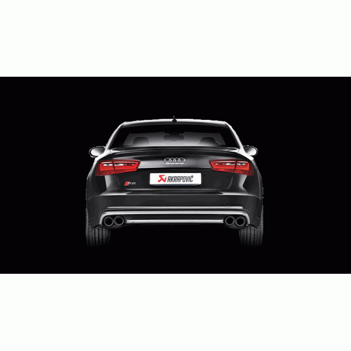 Akrapovic Audi C7 S7 Sportback Evolution Exhaust System w/ Carbon Tips (Titanium)
