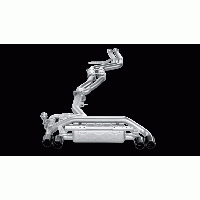 Akrapovic E82 1M Coupe Evolution Exhaust System w/ Carbon Tail Pipe Set (Titanium)