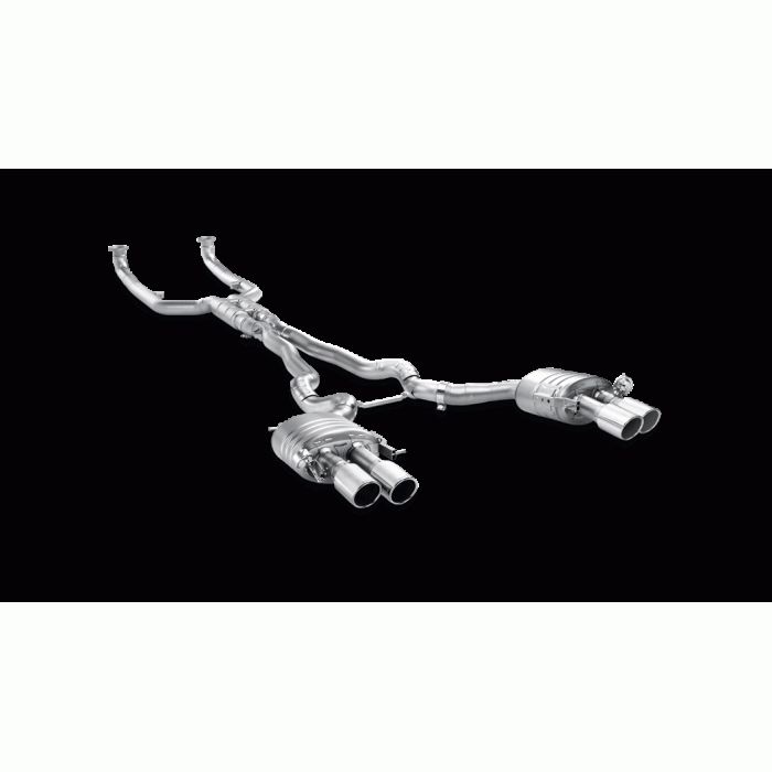 Akrapovic F10 M5 Evolution Exhaust System w/ Carbon Tail Pipe Set (Titanium)