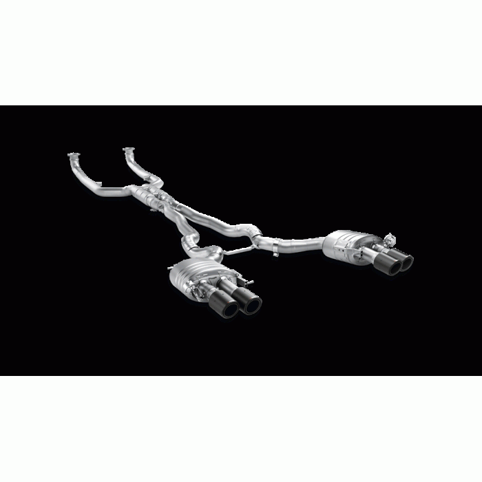 Akrapovic F10 M5 Evolution Exhaust System w/ Carbon Tail Pipe Set (Titanium)