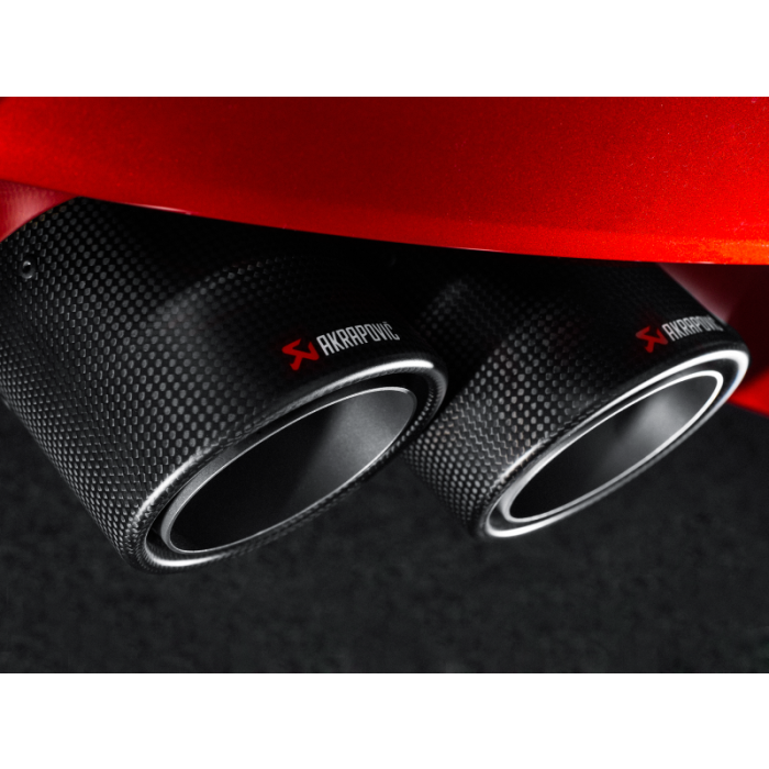 Akrapovic F10 M5 Evolution Exhaust System w/ Carbon Tail Pipe Set (Titanium)