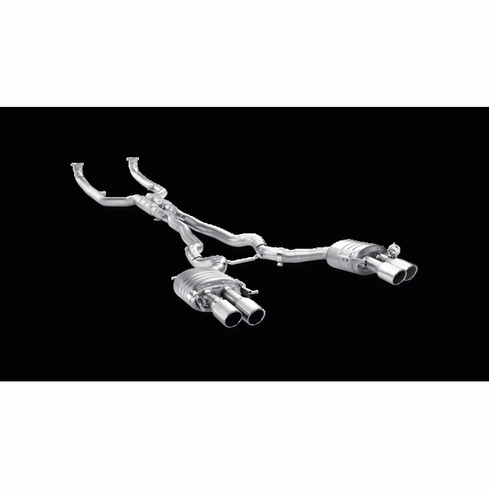 Akrapovic F12 / F13 M6 Evolution Exhaust System w/ Carbon Tail Pipe Set (Titanium)