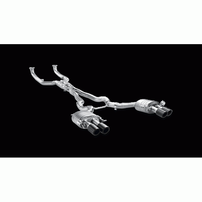 Akrapovic F12 / F13 M6 Evolution Exhaust System w/ Carbon Tail Pipe Set (Titanium)