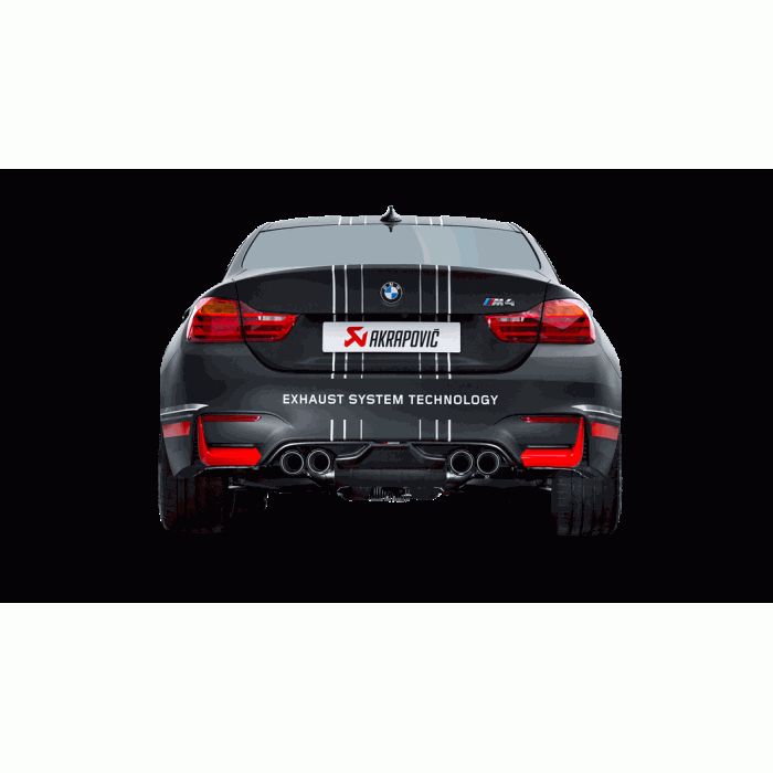 Akrapovic F8X M3 / M4 Rear Carbon Fiber Diffuser - Matte