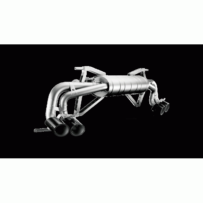 Akrapovic Gallardo LP 550-2  / 570-4 Coupe / Spyder Slip-On Exhaust System w/ Carbon Tail Pipe Set (Titanium)
