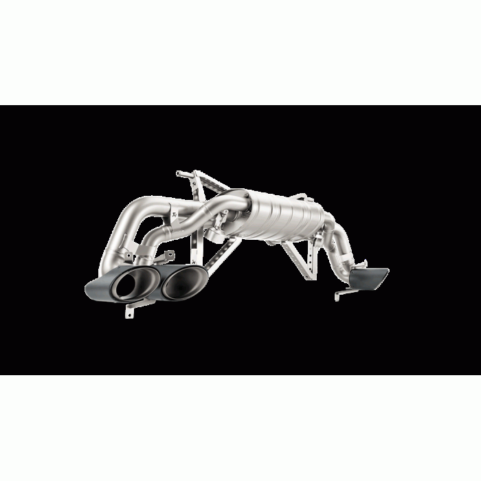 Akrapovic Huracan LP 610-4 Coupe / Spyder Slip-On Exhaust System w/ Carbon Tail Pipe Set (Titanium)