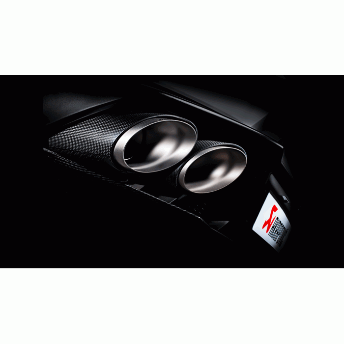 Akrapovic Huracan LP 610-4 Coupe / Spyder Slip-On Exhaust System w/ Carbon Tail Pipe Set (Titanium)