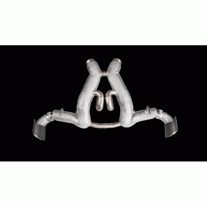 Akrapovic McLaren 540C / 570S Spider / 570GT Slip-On Exhaust System w/ Carbon Tail Pipe Set (Titanium)