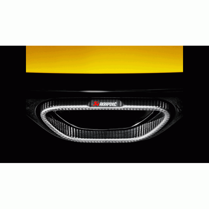 Akrapovic Renault Megane Coupe RS Evolution Exhaust System w/ Carbon Tail Pipe Set (Titanium)