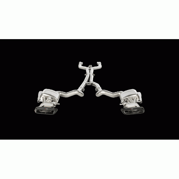 Akrapovic W205 / S205 AMG C63 Evolution Exhaust System w/ Carbon Tips (Titanium)