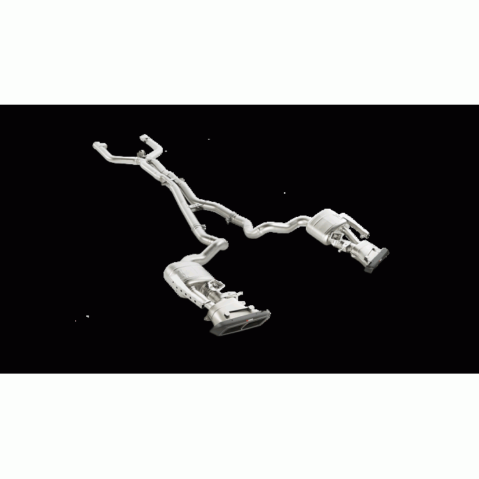 Akrapovic W205 / S205 AMG C63 Evolution Exhaust System w/ Carbon Tips (Titanium)