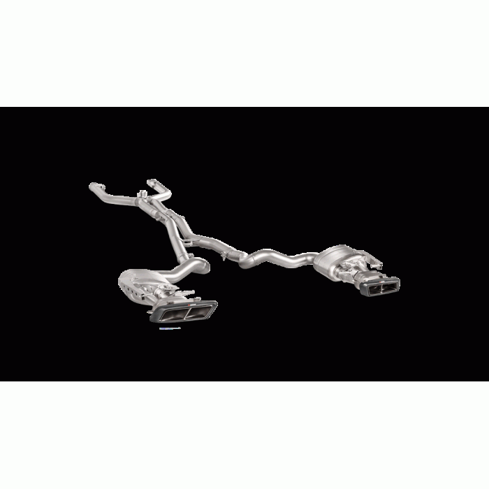 Akrapovic C205 AMG C63 Coupe Evolution Exhaust System w/ Carbon Tips (Titanium)