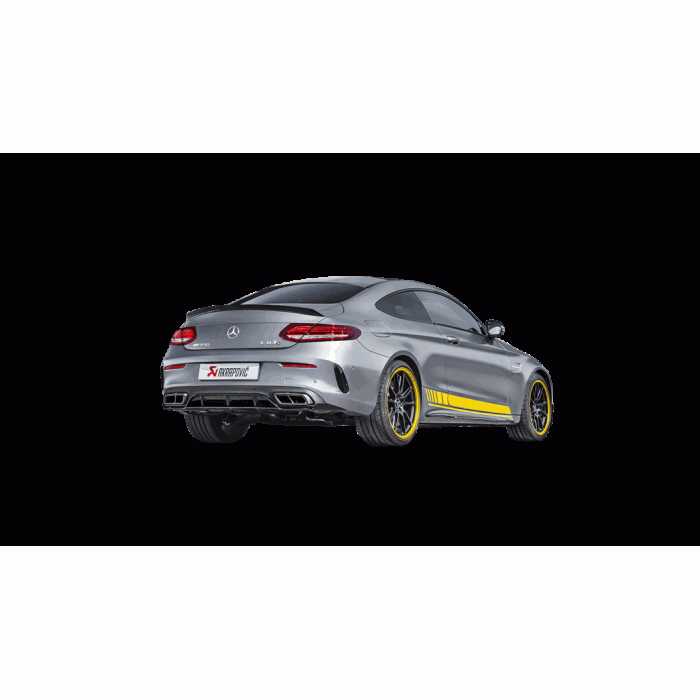 Akrapovic C205 AMG C63 Coupe Evolution Exhaust System w/ Carbon Tips (Titanium)