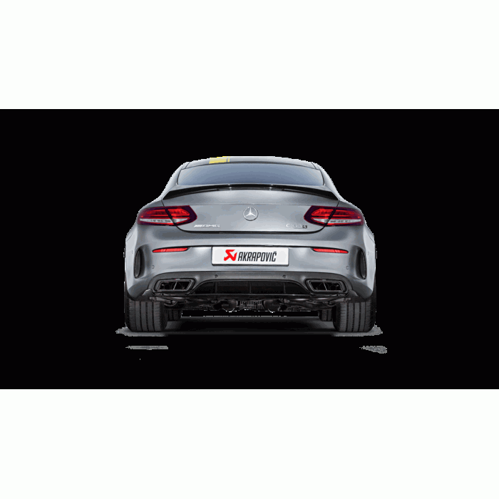 Akrapovic C205 AMG C63 Coupe Evolution Exhaust System w/ Carbon Tips (Titanium)