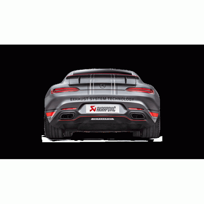 Akrapovic R190 AMG GT / GT S / GT C Evolution Exhaust System w/ Carbon Tips (Titanium)