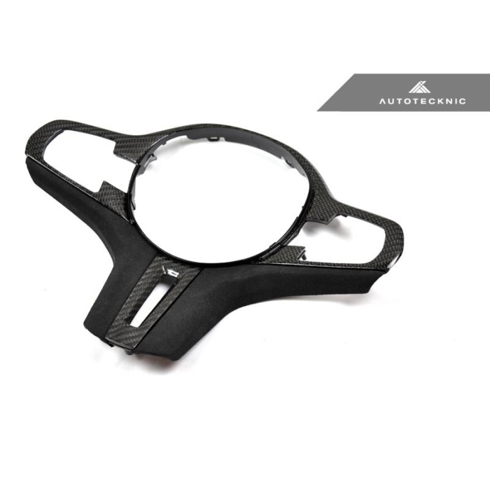AutoTecknic G11 / G12 7-Series - Carbon Alcantara Steering Wheel Trim