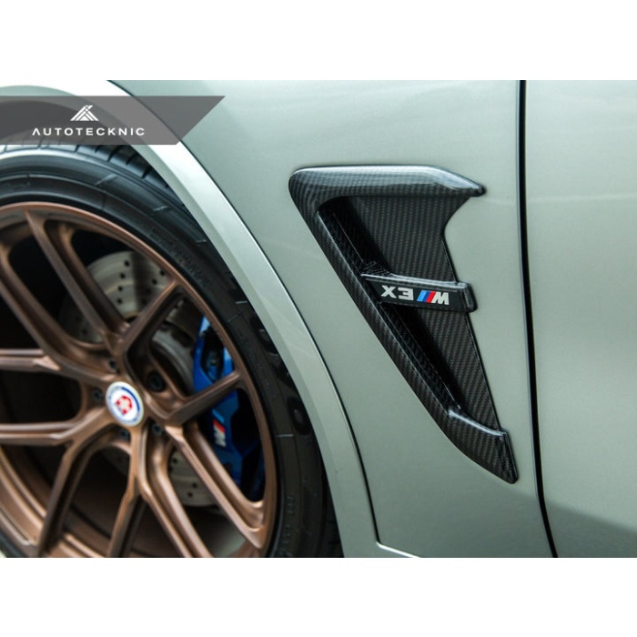 Autotecknic F9X X3M / X4M / G0X X3 / X4 - Replacement Dry Carbon Fiber Fender Trims