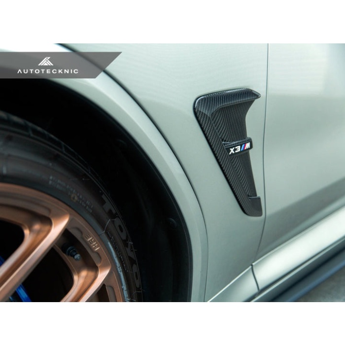 Autotecknic F9X X3M / X4M / G0X X3 / X4 - Replacement Dry Carbon Fiber Fender Trims
