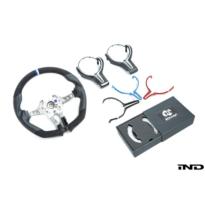 3D Design F8X M2 / M3 / M4  Alcantara + Leather Steering Wheel