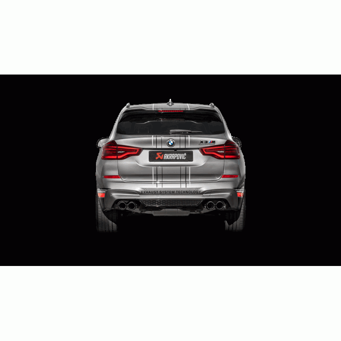 Akrapovic F9X X3M / X4M Titanium Slip-On Performance Exhaust