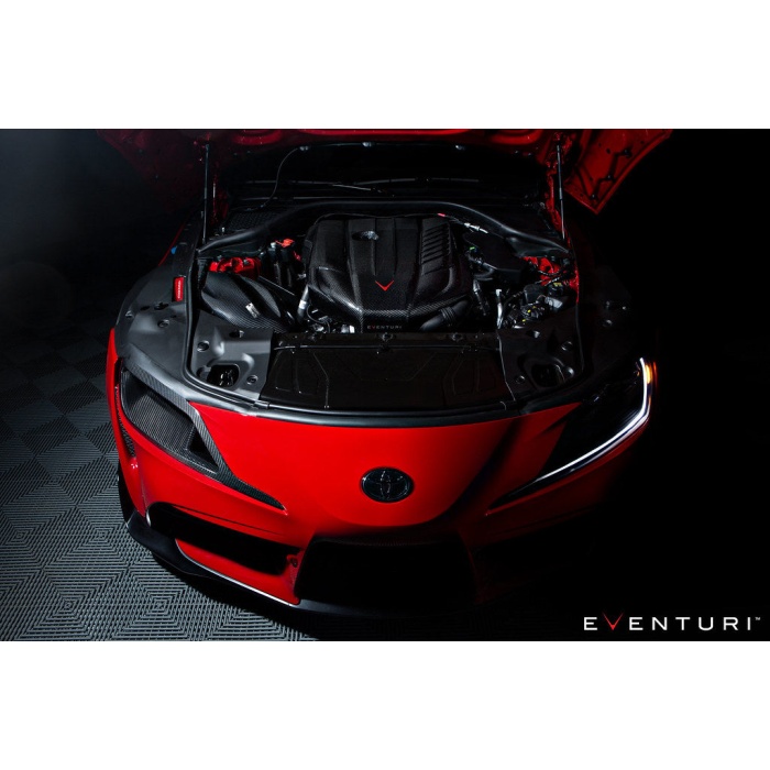 Eventuri Toyota A90 Supra Black Carbon Headlamp Race Duct
