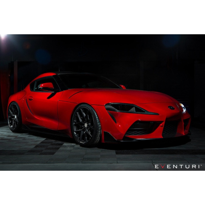 Eventuri Toyota A90 Supra Black Carbon Headlamp Race Duct