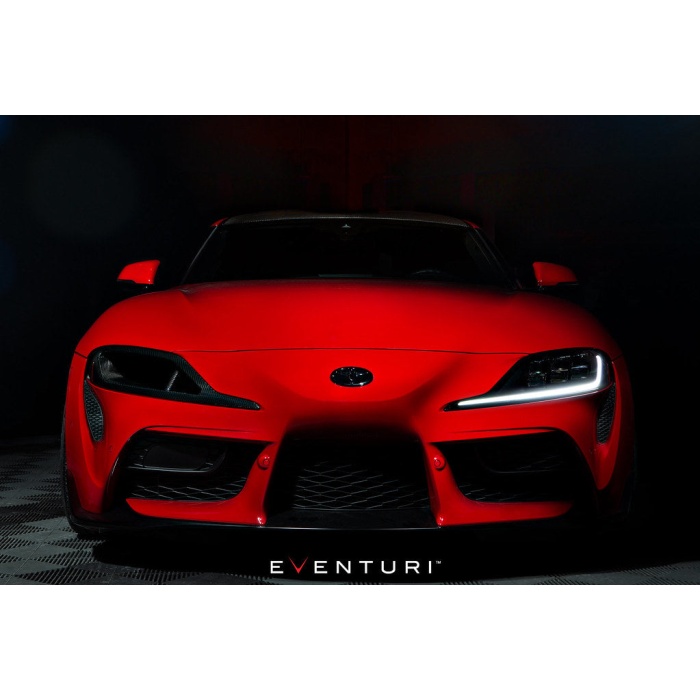 Eventuri Toyota A90 Supra Black Carbon Headlamp Race Duct