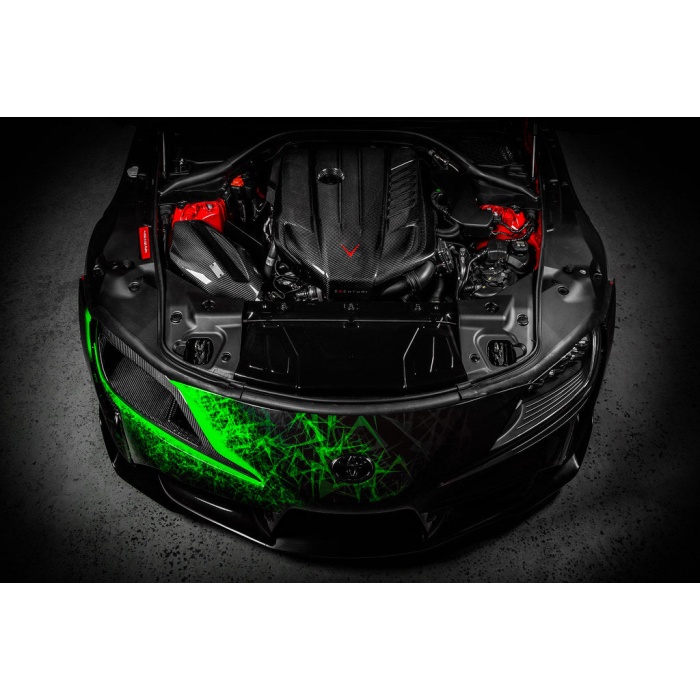 Eventuri Toyota A90 Supra Black Carbon Headlamp Race Duct