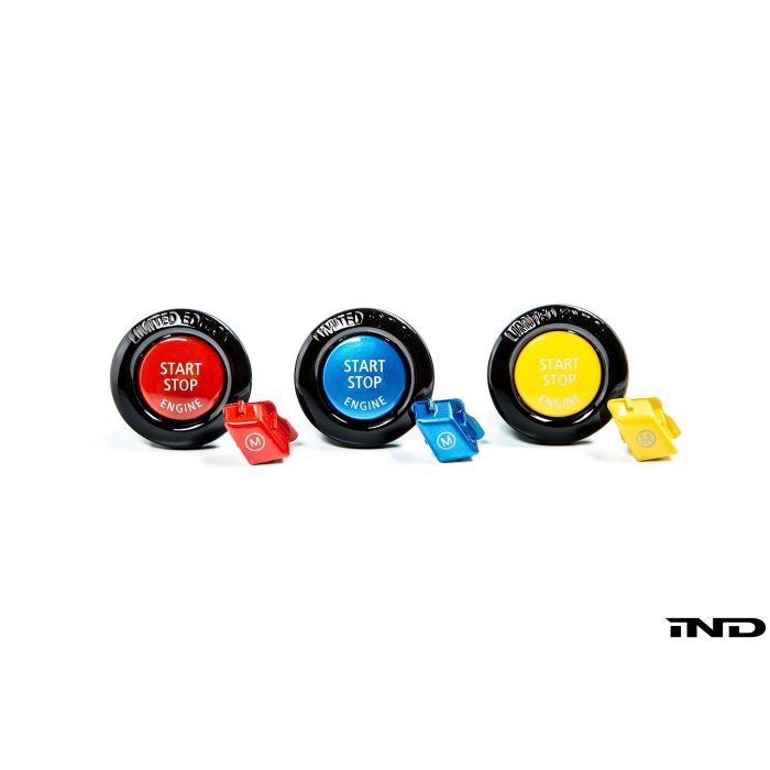 BMW E9X M3 Limited Edition Gloss Black Ignition Switch + IND Start / Stop Button