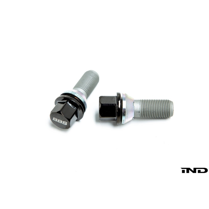 BBS M14x1.25 Locking Wheel Bolt Set - Black Chrome