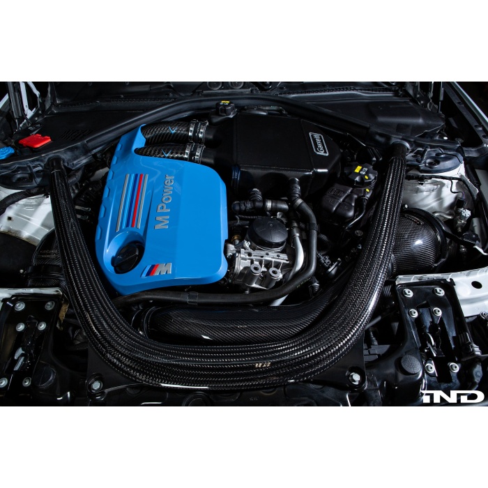 Eventuri BMW F8X M2C M3 M4 S55 Black Carbon Charge Pipe Set - Matte