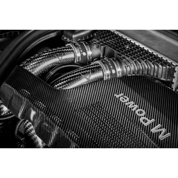 Eventuri BMW F8X M2C M3 M4 S55 Black Carbon Charge Pipe Set - Matte