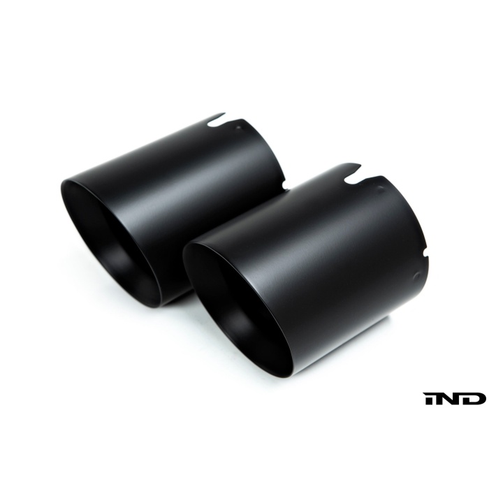 IND A90 Supra Exhaust Tip Set - Matte Black