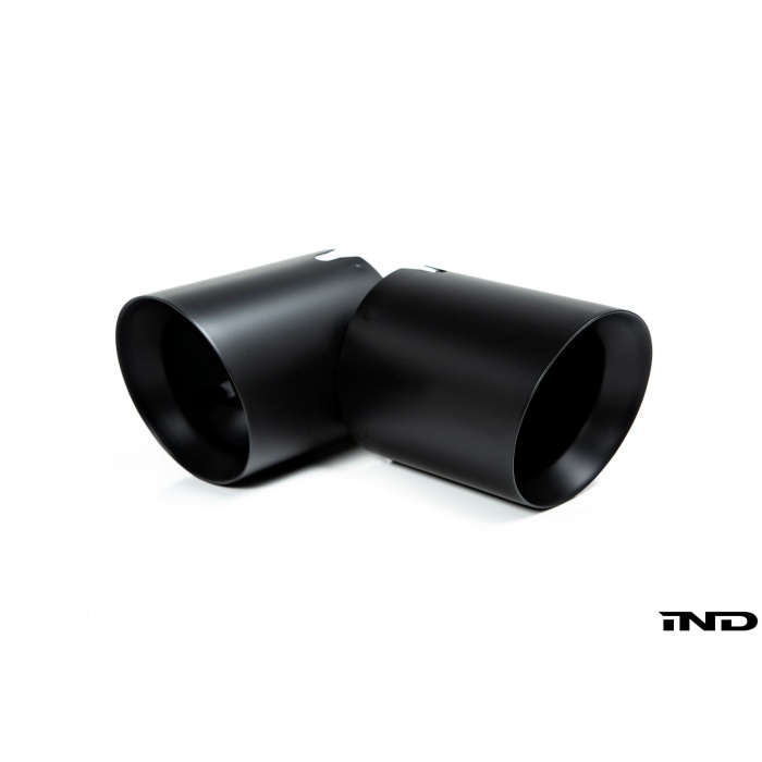 IND A90 Supra Exhaust Tip Set - Matte Black