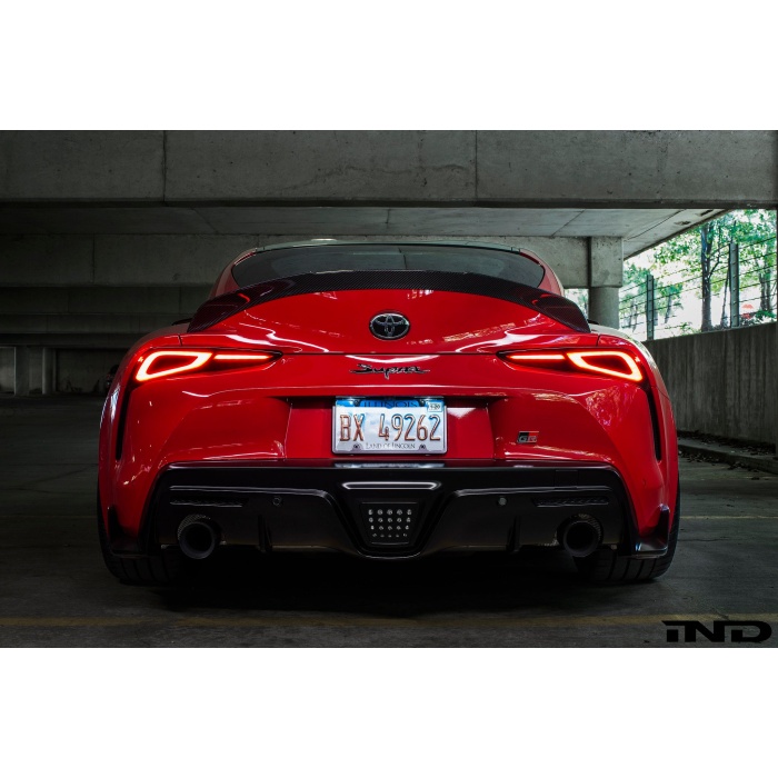 IND A90 Supra Exhaust Tip Set - Matte Black