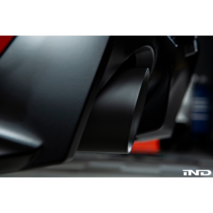 IND A90 Supra Exhaust Tip Set - Matte Black