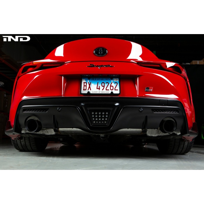 IND A90 Supra Exhaust Tip Set - Matte Black