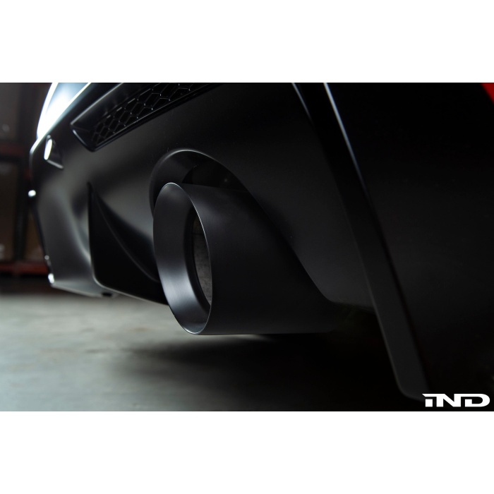 IND A90 Supra Exhaust Tip Set - Matte Black