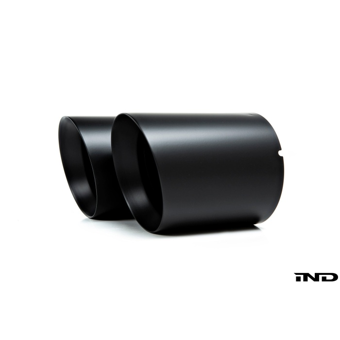 IND A90 Supra Exhaust Tip Set - Matte Black