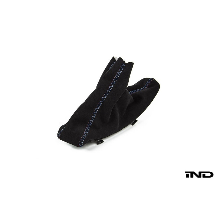 IND E9X M3 Tri-Color Stitched Alcantara E-Brake Boot - LHD