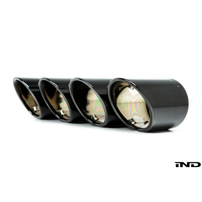 BMW F9X X3M / X4M / X5M / X6M Competition Exhaust Tip Set - Black Chrome