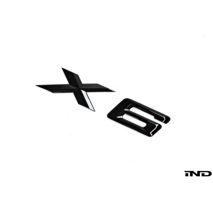 IND E71 X6 Painted Trunk Emblem