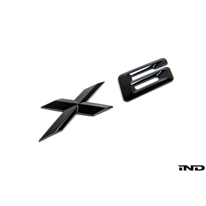 IND E71 X6 Painted Trunk Emblem