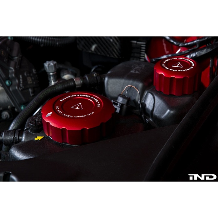 Goldenwrench Blackline Performance A90 Supra Coolant Cap Cover Set