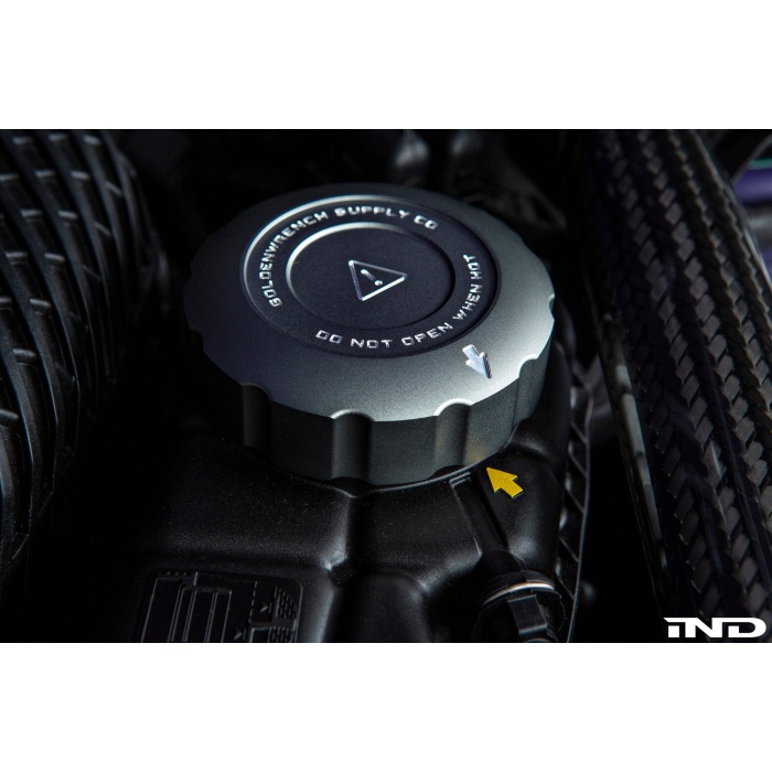 Goldenwrench Blackline Performance BMW M Car Series Coolant Expansion Tank Cap Cover